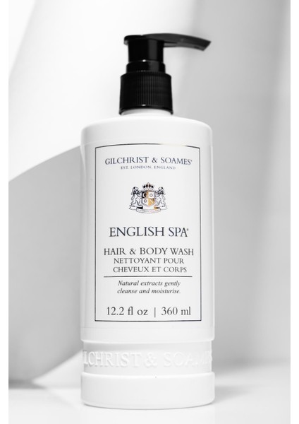 English Spa Hair & Body Wash 360 ml 12.2 fl Oz