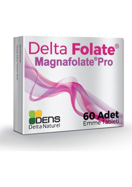 Delta Folate Magnafolate Pro 60 Emme Tableti