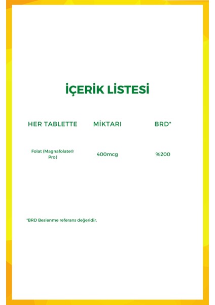 Delta Folate Magnafolate Pro 60 Emme Tableti