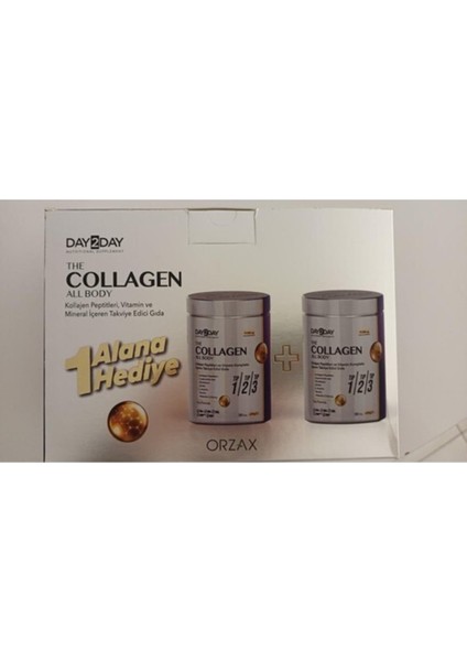 The Collagen All Body Toz 300 gr - 1 Alana 1 Bedava 8697595876237