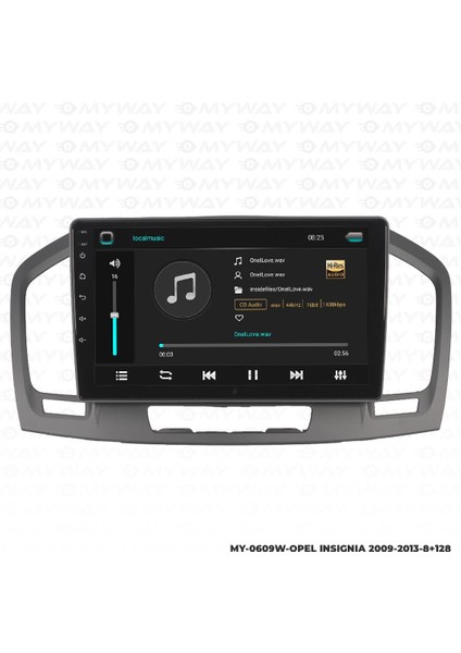 Opel Insignia Android 12 Multimedya Carplay 4gb RAM+64GB HDD 2009-2013 Navigasyon Ekran