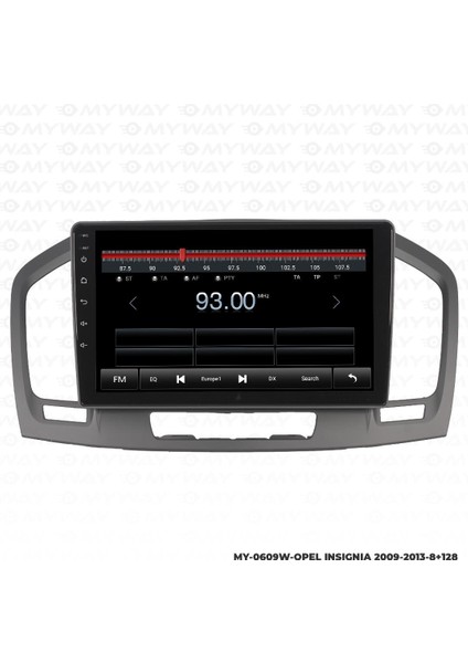 Opel Insignia Android 12 Multimedya Carplay 4gb RAM+64GB HDD 2009-2013 Navigasyon Ekran