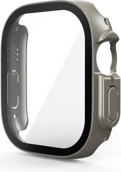 Apple Watch 2/3/4/5/6/7/8/se/nike Ultra 49MM Kılıf Kasa ve Ekran Koruyucu 360 Tam Koruma Kapak (Gard 20)