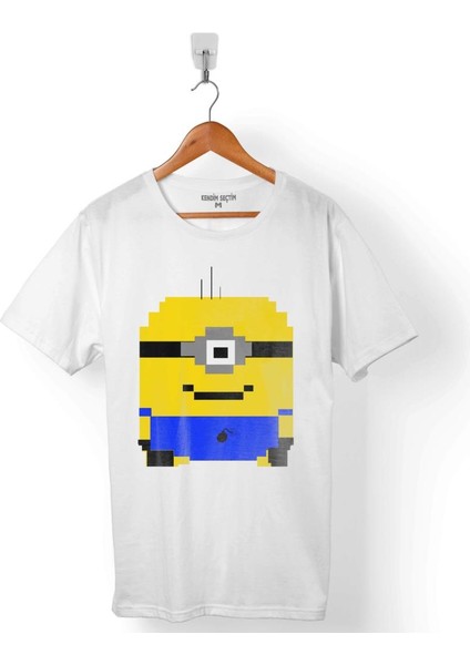Mınecraft Mınıons Minyonlar Mınıoncraft Erkek Tişört