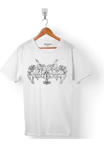 Enslaved Logo Progresıf Metal Erkek Tişört