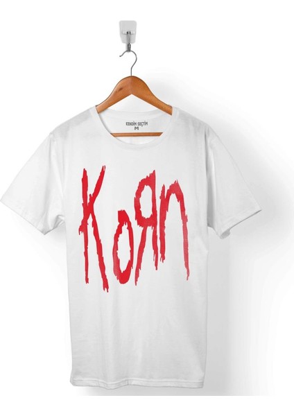 Korn Metal Musıc Logo Erkek Tişört