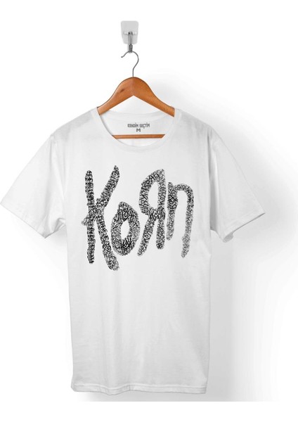 Korn Metal Musıc Logo Erkek Tişört
