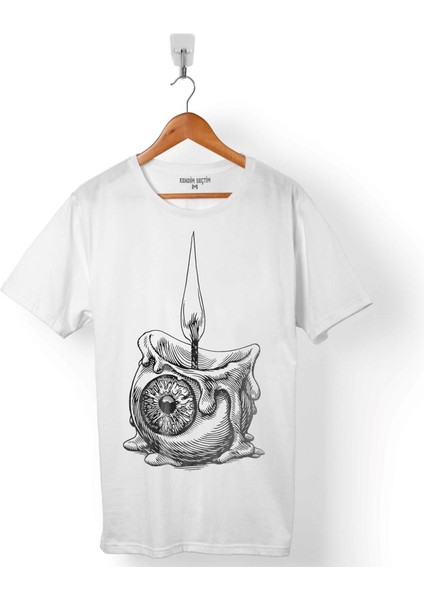 Eriyen Mum Gözyaşları Yeter Gördüklerim Erkek Tişört