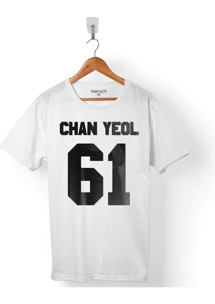 Exo Chanyeol Chan Yeol 61 Logo Erkek Tişört