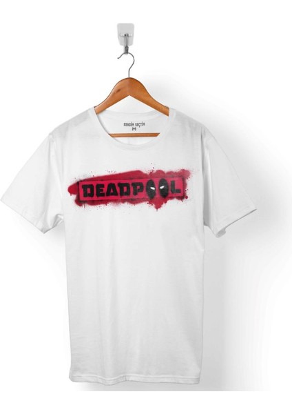 Deadpool 1 2 3 Logo Erkek Tişört