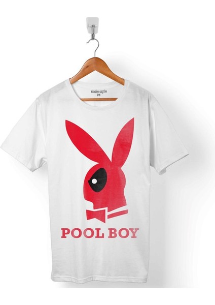 Deadpool Pool Boy 1 2 3 Logo Erkek Tişört