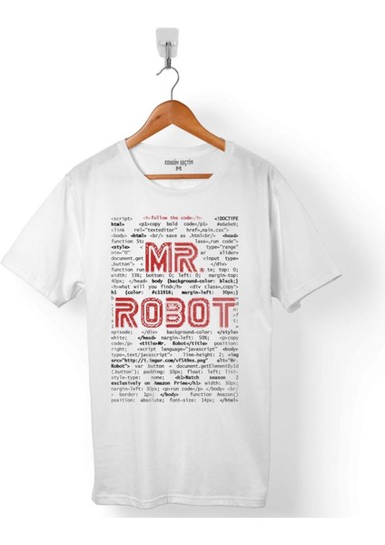Mr. Mr Robot Who Is Fsocıety Code Ben Robot Erkek Tişört