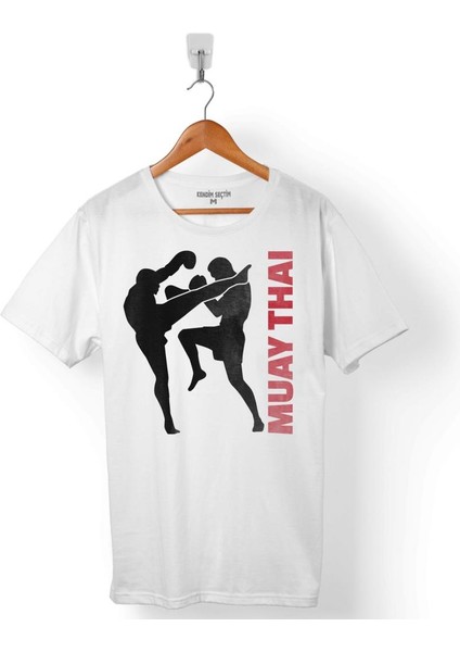 Muay Thaı Tayland Boksu Word Wıth Fıght Erkek Tişört