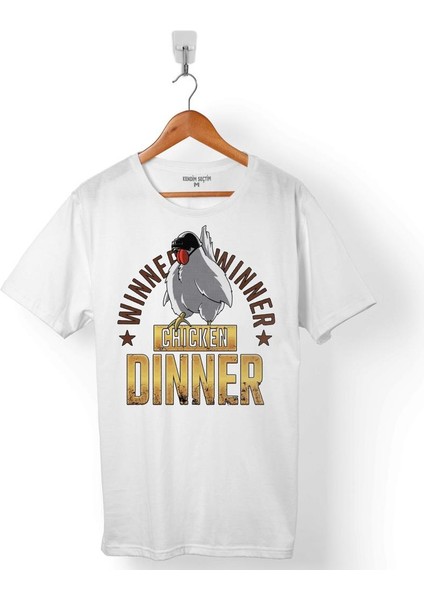 Pubg Playerunknown's Wınner Chıcken Dınner Logo 2 Erkek Tişört