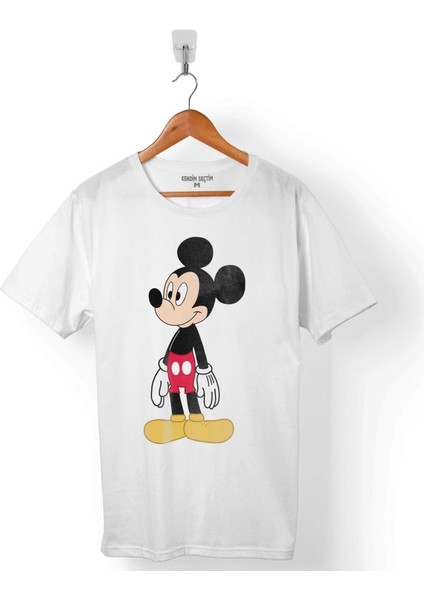 Mıckey Mouse Mıkı Logo Erkek Tişört