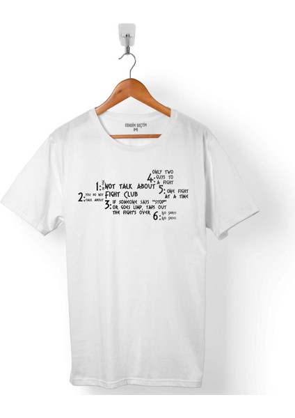 The Rules Of Fıght Club Dövüş Kulübü Kuralları Erkek Tişört