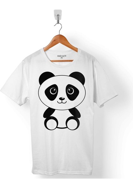 Panda Aşkı Heart Love Kalp Ayı Bear Erkek Tişört