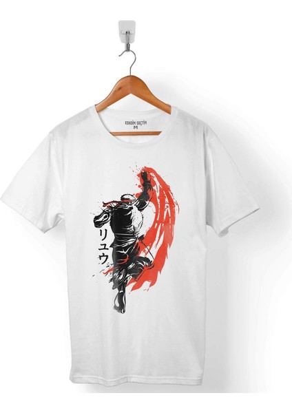 Ryu Street Fıghter Sokak Dövüşü Erkek Tişört