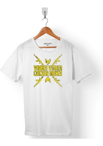 Playerunknown's Battlegrounds Pubg Winner Chicken Erkek Tişört
