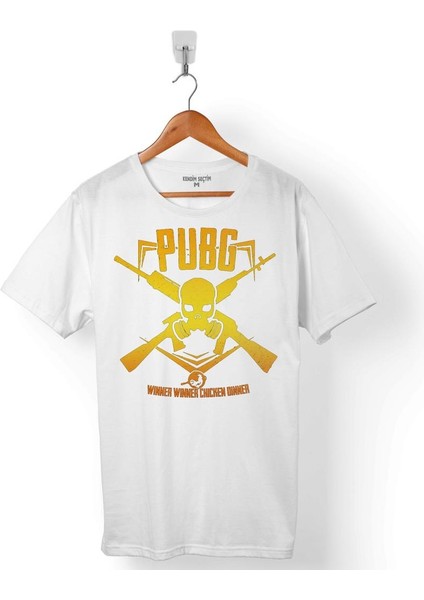 Pubg Playerunknown's Wınner Chıcken Dınner Logo Erkek Tişört