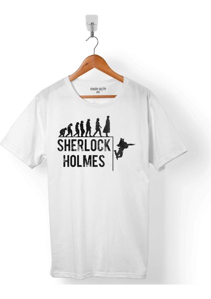 Sherlock Holmes Evrim The Evolutıon Of Man Erkek Tişört