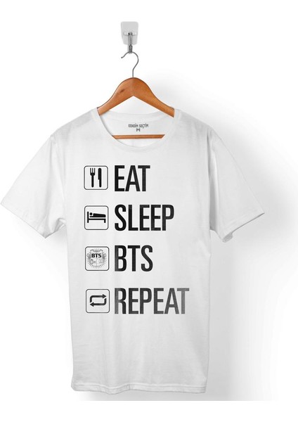 Eat Sleep Bts Repeat Only By Dexta Bangtan Boys Erkek Tişört