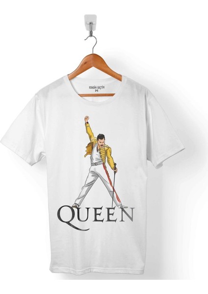 Freddıe Mercury Rock Queen We Are The Champions Erkek Tişört