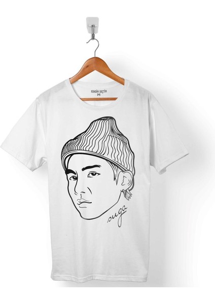 Bts Bangtan Boys Read Suga Logo Erkek Tişört