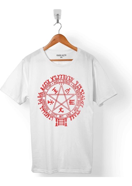 Pentagram Hellsıng One Pıece Naruto Anıme Erkek Tişört