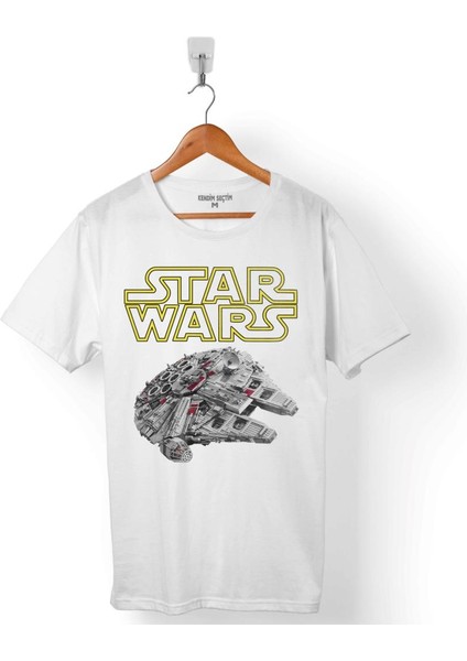 Star Wars Mıllennıum Falcon Yıldız Savaşları Erkek Tişört