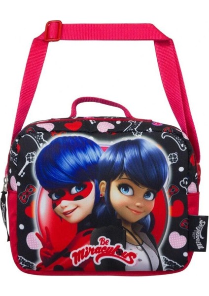 New Ay-Er Miraculous Lady Bug ve Marinette Baskılı Beslenme Çantası