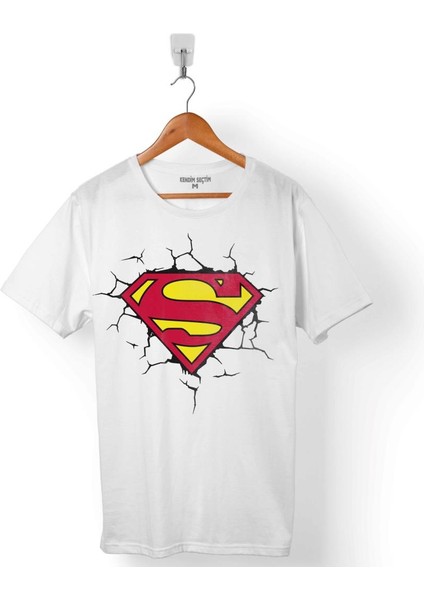 Superman Super Man Logo 3 Boyutlu Erkek Tişört