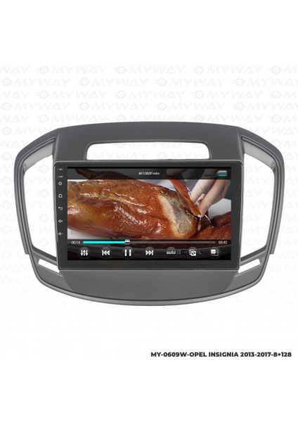 Opel Insignia Android 12 Multimedya Carplay 4gb RAM+64GB HDD 2013-2017 Navigasyon Ekran