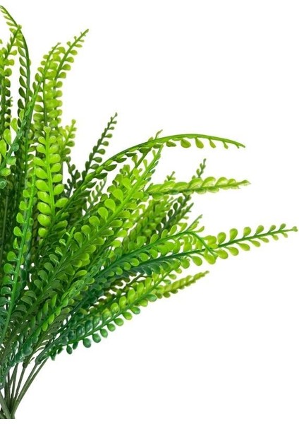 3lüset Yapay Çiçek Kuşkonmaz Demet Garnitür Yeşil Aradal Dekoratif Yapay Bitki