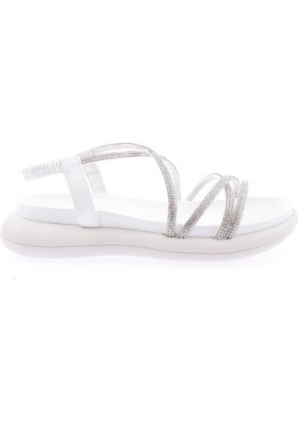 5046-22Y Kadin Çapraz Ip Bantli Sandalet