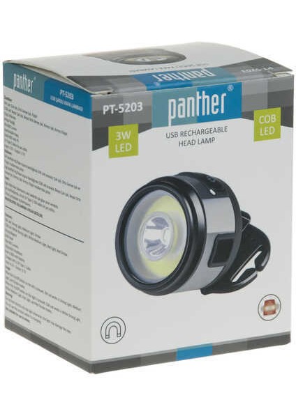 PT-5203 USB Şarjlı Kafa Lambası
