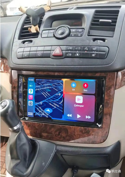 Mercedes Benz Vito B200 Viano Android Sürüm 13 Kablosuz Carplay Navigasyon Multimedya 9 Inç Ekran 2gb Ram 32GB Rom Hafıza