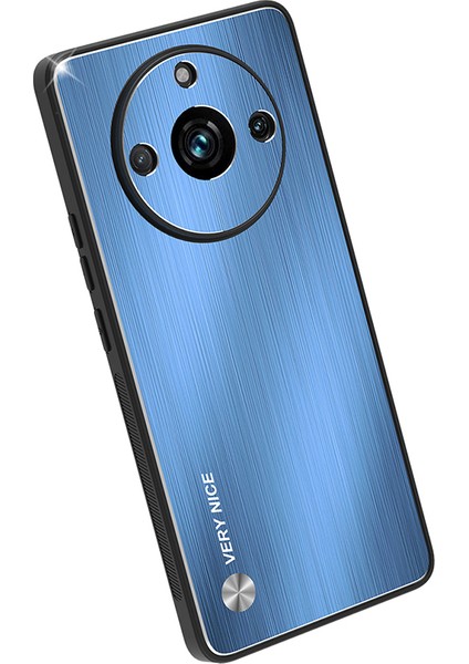 Realme 11 Pro 5g / 11 Pro+ 5g Koruyucu Kılıf Alüminyum Alaşım+ Tpu Fırçalanmış Cep Telefonu Kapağı (Yurt Dışından)