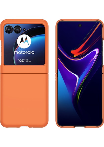 Motorola Razr 40 Ultra 5g Sert Pc Telefon Kılıfı Ultra-Ince Cilt Touch Arka Kapak (Yurt Dışından)