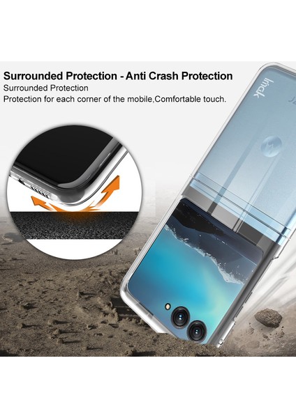 Motorola Razr 40 Ultra 5g Iki Parçalı Tasarım Pc Kristal Telefon Kasası (Üst Kapak+Alt Kapak) (Yurt Dışından) indirimleri