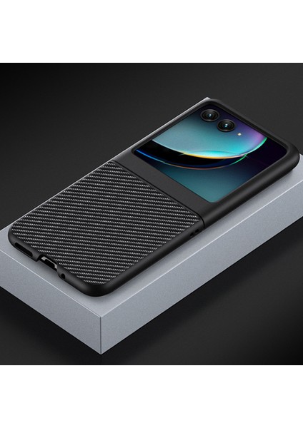 Motorola Razr 40 Ultra 5g Anti-Drop Telefon Kılıfı Fiber Karbon Doku Pc Telefon Kapağı (Yurt Dışından) indirimleri