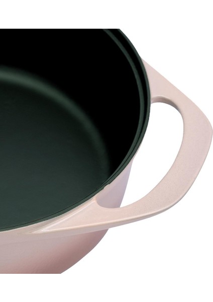 Fonksiyonel Kapaklı Lotus Pembe Derin Döküm Tencere 28 cm fırsatları