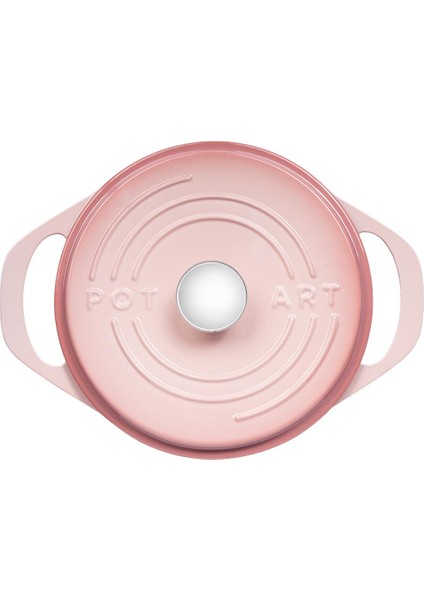Fonksiyonel Kapaklı Lotus Pembe Derin Döküm Tencere 28 cm indirimleri