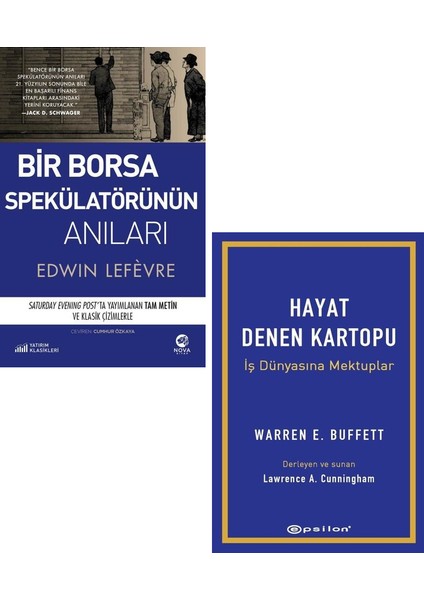 Bir Borsa Spekülatörünün Anıları - Hayat Denen Kartopu 2 Kitap Set - Warren E. Buffett