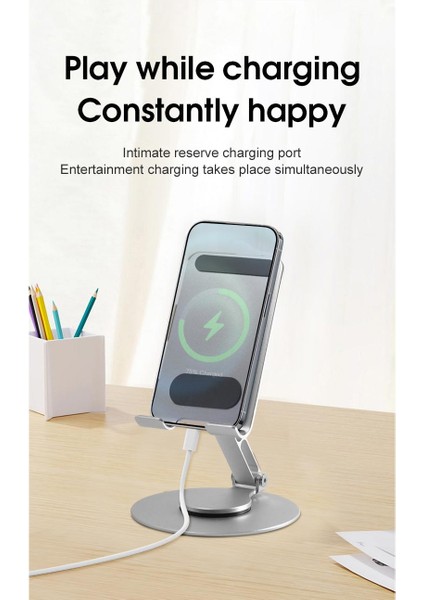 Nr2 Masaüstü Telefon Tutucu Döner Alüminyum Paslanmaz Çelik Katlanabilir fiyatları