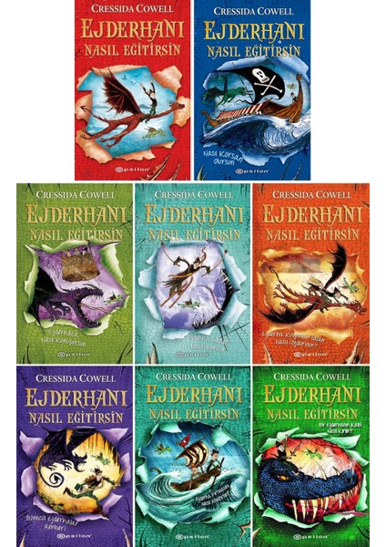 Ejderhanı Nasıl Eğitirsin 8 Kitap Set - Cressida Cowell