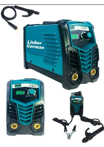 200 Amper Dijital Gösterge Çift Kart Soğutmalı El Tipi Çanta İnvertör Kaynak Makinesi