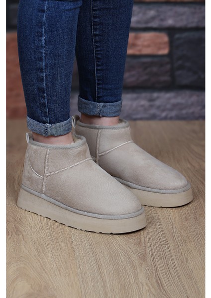 Pierre Cardın 52709 Ug Kısa Süet Kürklü Spor Kadın Bot indirimleri