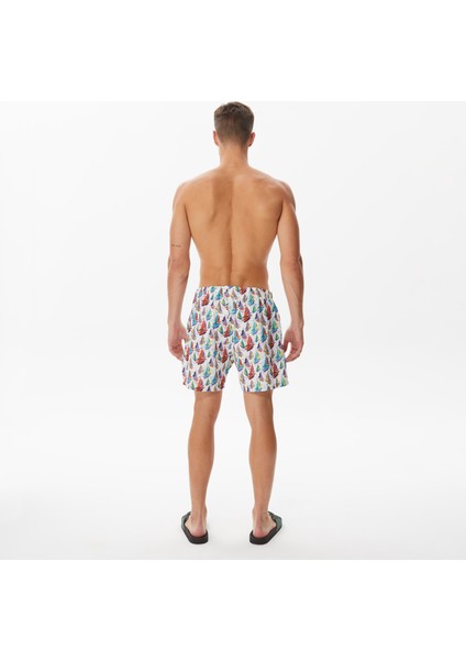 Nautıca Erkek Beyaz Baskılı Şort Mayo T35516T.1BW fiyatları