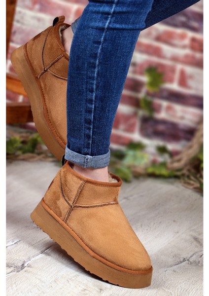 Pierre Cardın 52709 Ug Kısa Süet Kürklü Spor Kadın Bot